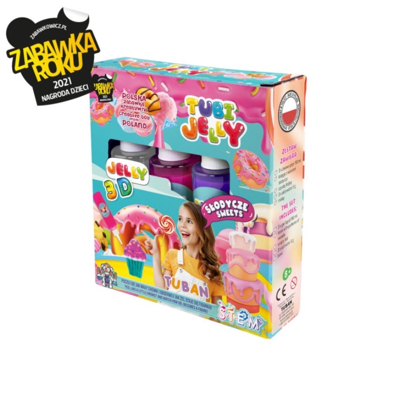 TUBAN zestaw Tubi Jelly 3kol Słodycze TU3317 33170