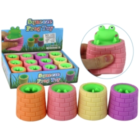 Zabawka Antystresowa Zielona Żabka Wyskakująca z B