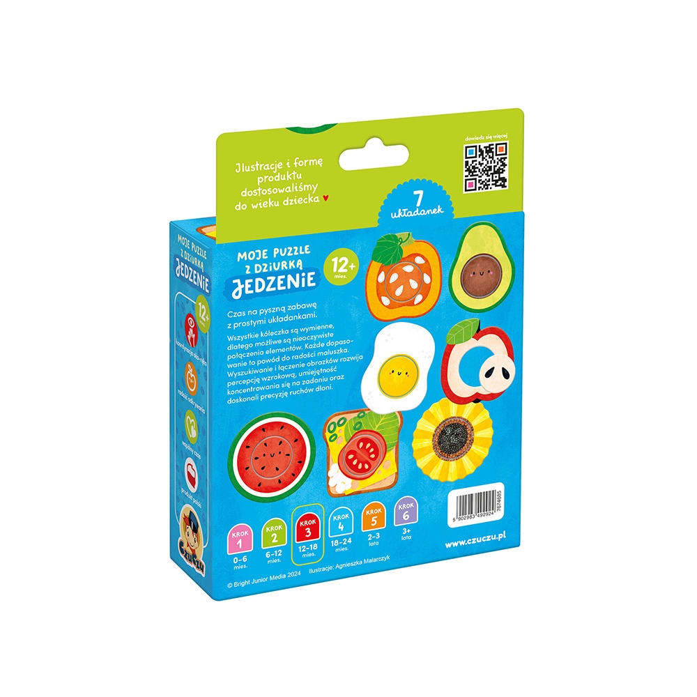 CZUCZU MOJE PUZZLE Z DZIURKĄ JEDZENIE