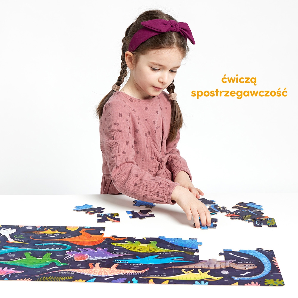 CZUCZU PUZZLE DINOZAURY 60EL.