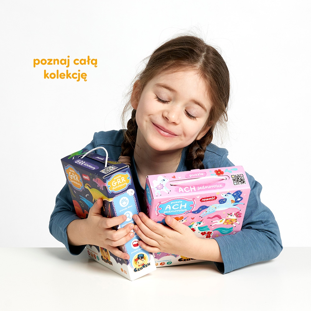 CZUCZU PUZZLE DINOZAURY 60EL.