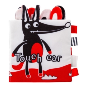 BOCIOLAND KSIĄŻECZKA KOTRASTOWA WILK