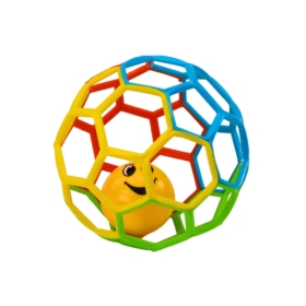 Gumowa Piłka Z Grzechotką Dzwoneczkiem Dla Niemowl