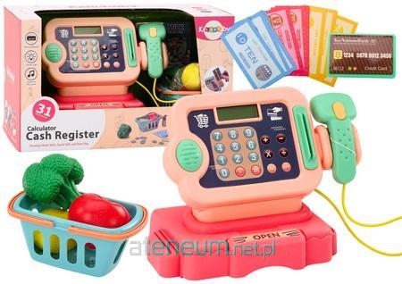 Kasa Fiskalna Nauka Liczenia Monety Koszyk Światła