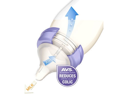 LANSINOH BUTELKA 240ML 3M+ NATURAL WAVE