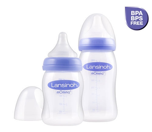 LANSINOH BUTELKA 240ML 3M+ NATURAL WAVE