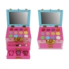 Zestaw Piękności Makijaż Toaletka Szkatułka Różowa