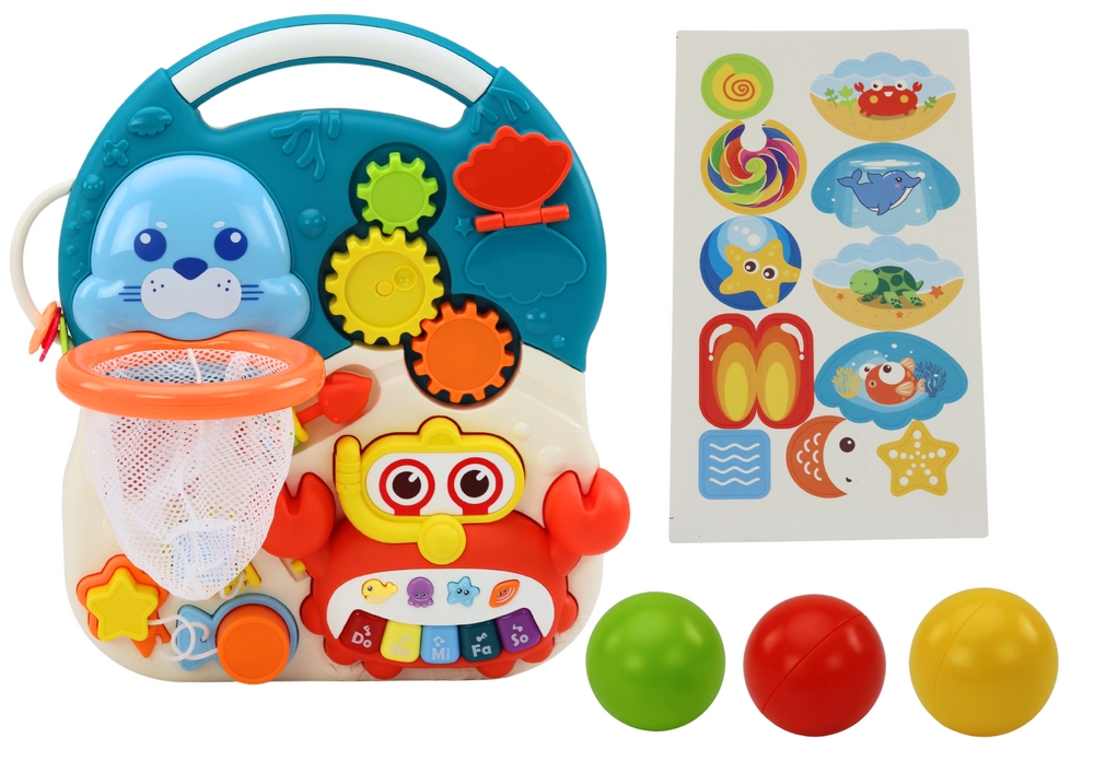 Chodzik Pchacz Edukacyjny Stolik 2w1 Panel Interak