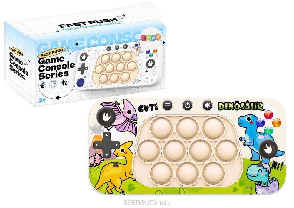 Gra Zręcznościowa Konsola Pop It 4 Tryby Gry Dinoz