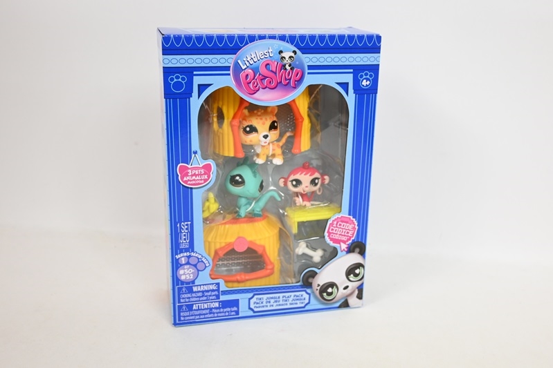LITTLEST PET SHOP DŻUNGLA 3 FIGURKI
