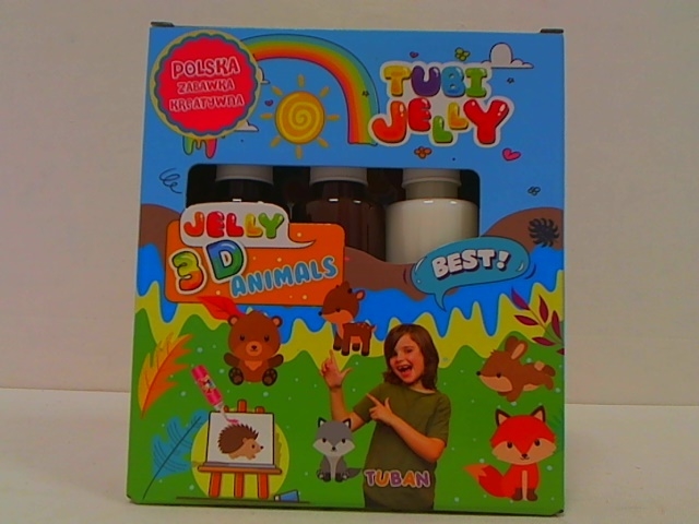 TUBAN zestaw Tubi Jelly zwierz.3kol. TU3320 33200