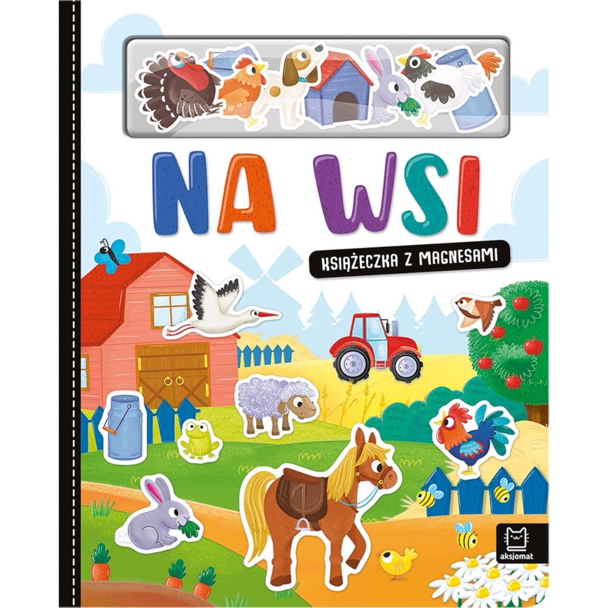 KSIĄŻECZKA Z MAGNESAMI NA WSI