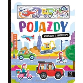 KSIĄŻECZKA Z MAGNESAMI POJAZDY