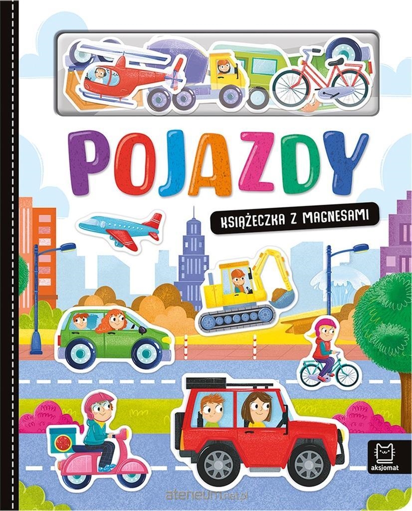 KSIĄŻECZKA Z MAGNESAMI POJAZDY