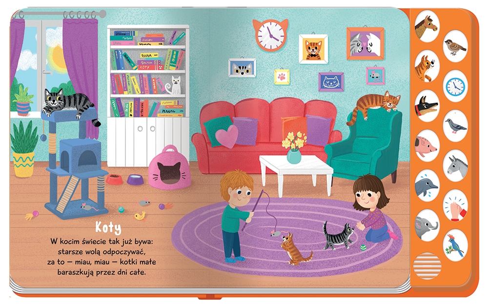 Słucham i poznaję Zwierzęta Książeczka dźwiękowa