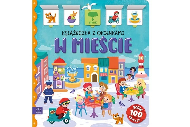 KSIĄŻECZKA Z OKIENKAMI W MIEŚCIE