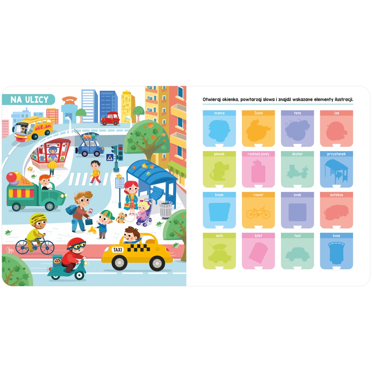 KSIĄŻECZKA Z OKIENKAMI W MIEŚCIE