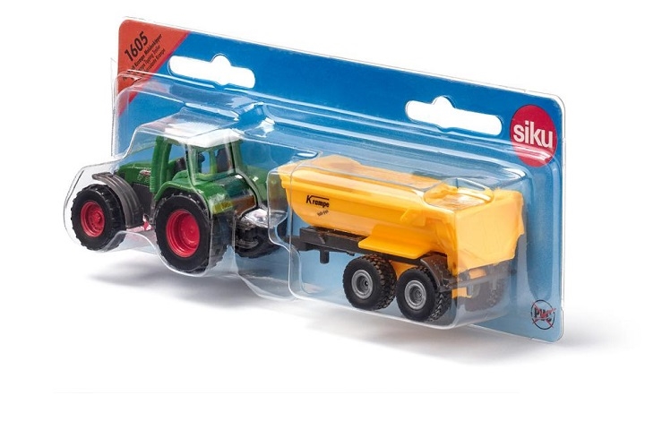 SIKU 1605 TRAKTOR FENDT Z WYWROTKĄ KOLEBOWĄ KRAMPE