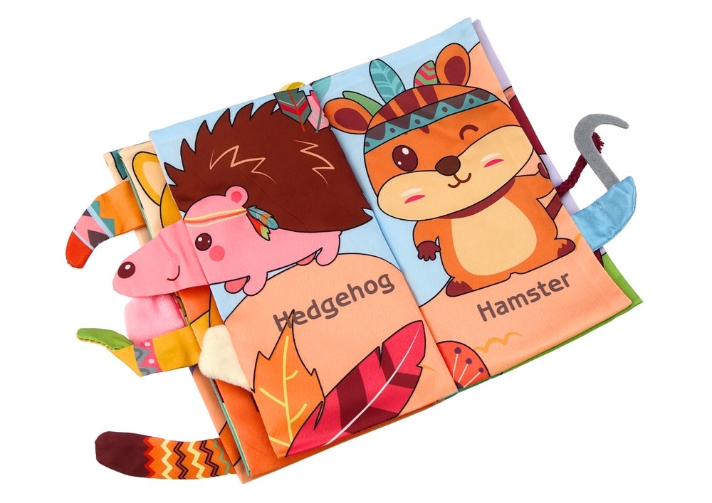 Miękka Książeczka Edukacyjna Szeleszcząca Zwierzęt