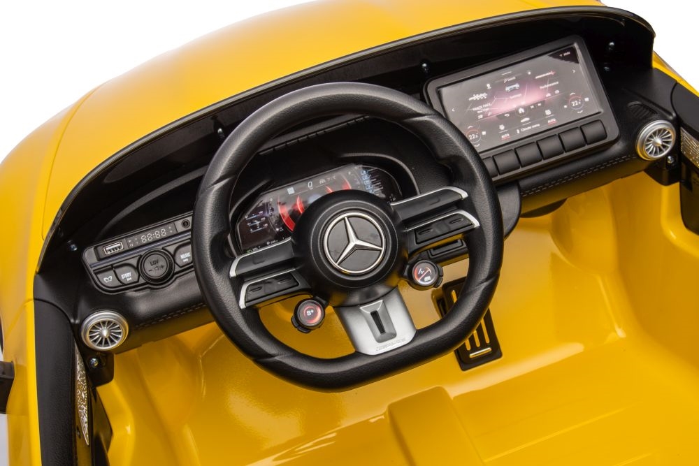 Auto Na Akumulator Mercedes AMG SL63 Żółty Lakiero