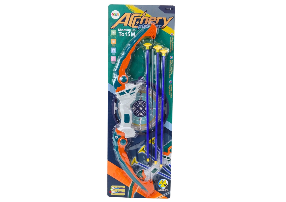 Łuk Strzelecki Zielono-Pomarańczowy Strzały Z Przy