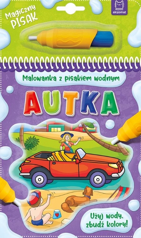 AKSJOMAT MALOWANKA Z PISAKIEM WODNYM AUTKA