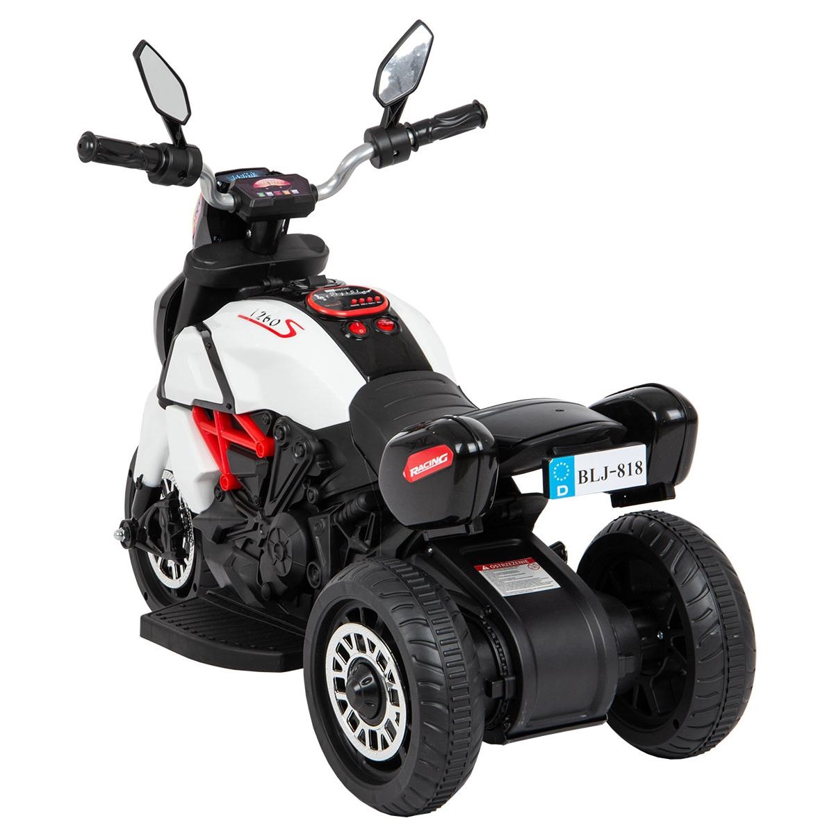 *****Motor na akumulator 3-kołowy biały 1033037