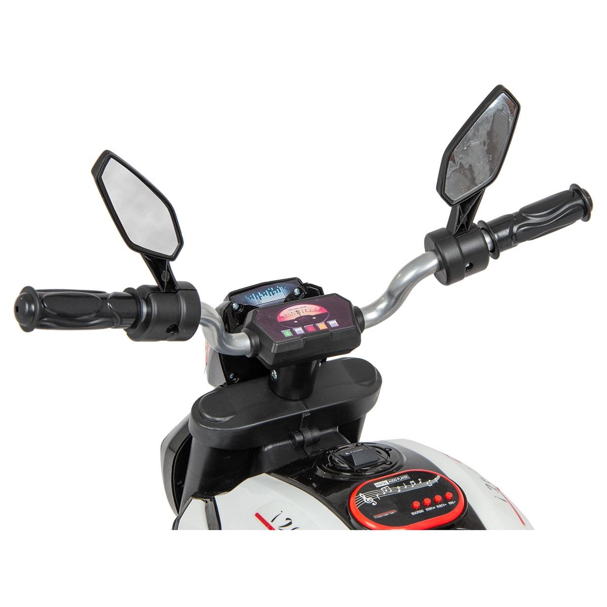 *****Motor na akumulator 3-kołowy biały 1033037