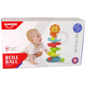 Sorter Edukacyjna Zjeżdżalnia Piłeczek 5 Poziomów