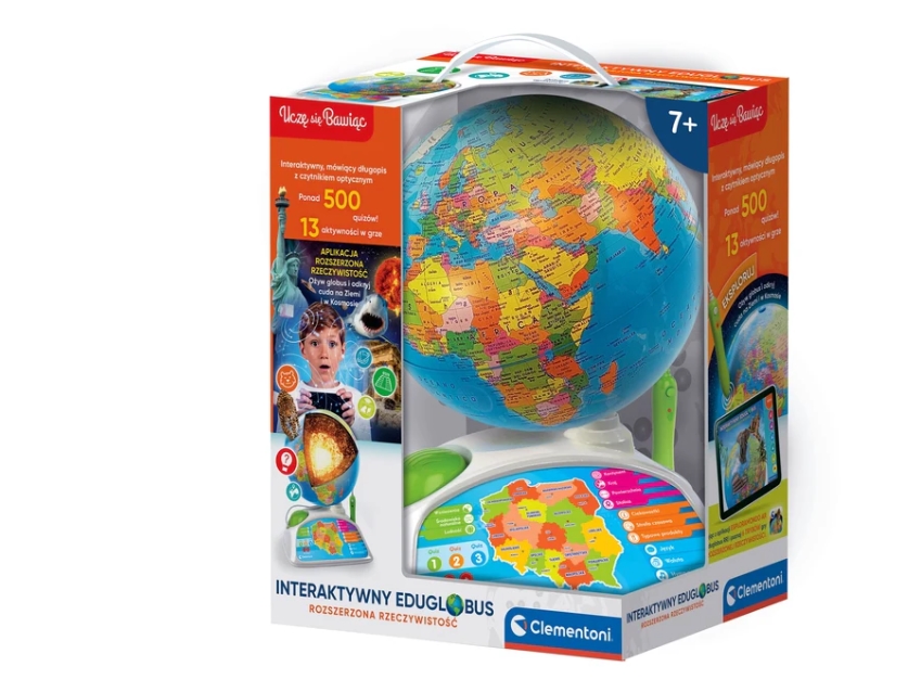 Interaktywny Edukacyjny Globus Eduglobus Clementon