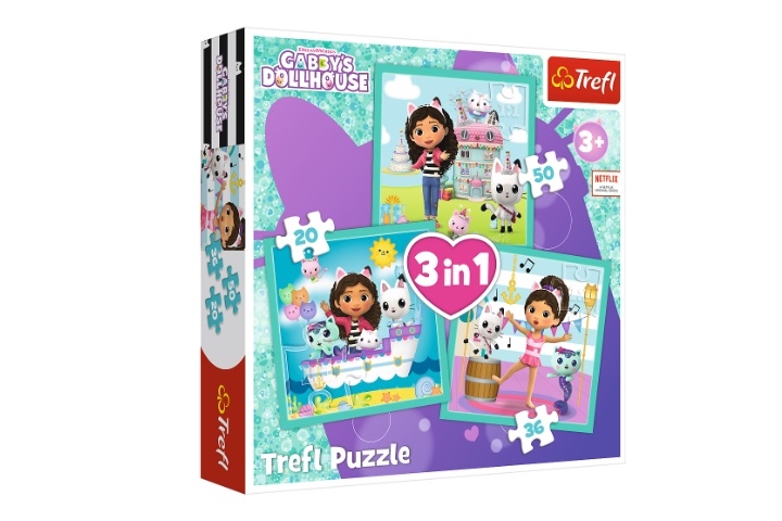 PUZZLE 3w1 Aktywności Gabi 34871