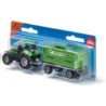 SIKU 16 Traktor DEUTZ-FAHR  z przyczepą 1606