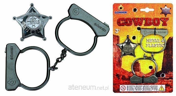 GONHER zest.z met.kajdankami+odznaka 323/0 32302