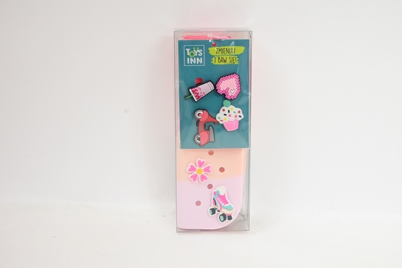 STNUX Piórnik z wpinkami różowy STN9117 99117