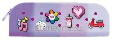 STNUX Piórnik z wpinkami fioletowy STN9124 99124