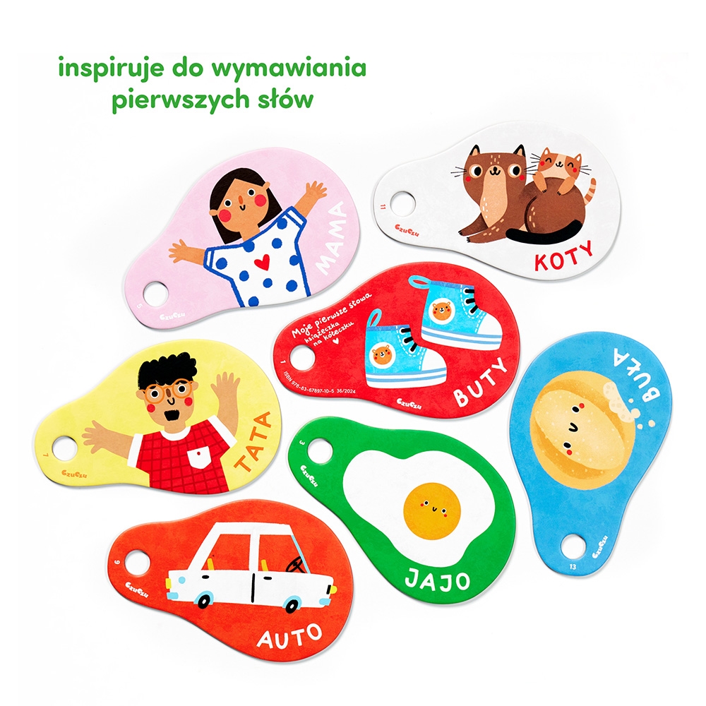 CzuCzu Moje pierwsze słowa 12m+ książ.n/kół.97105