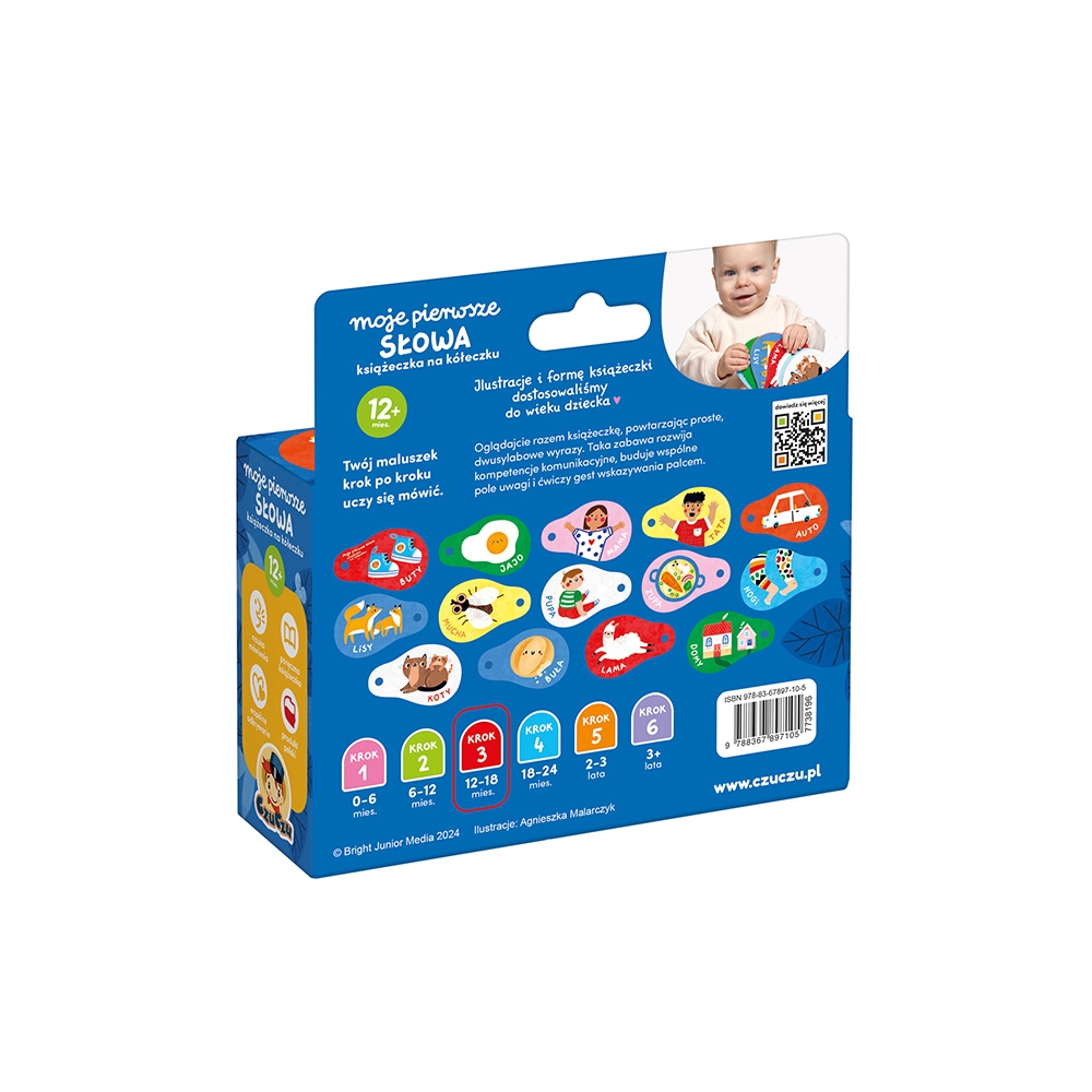 CzuCzu Moje pierwsze słowa 12m+ książ.n/kół.97105