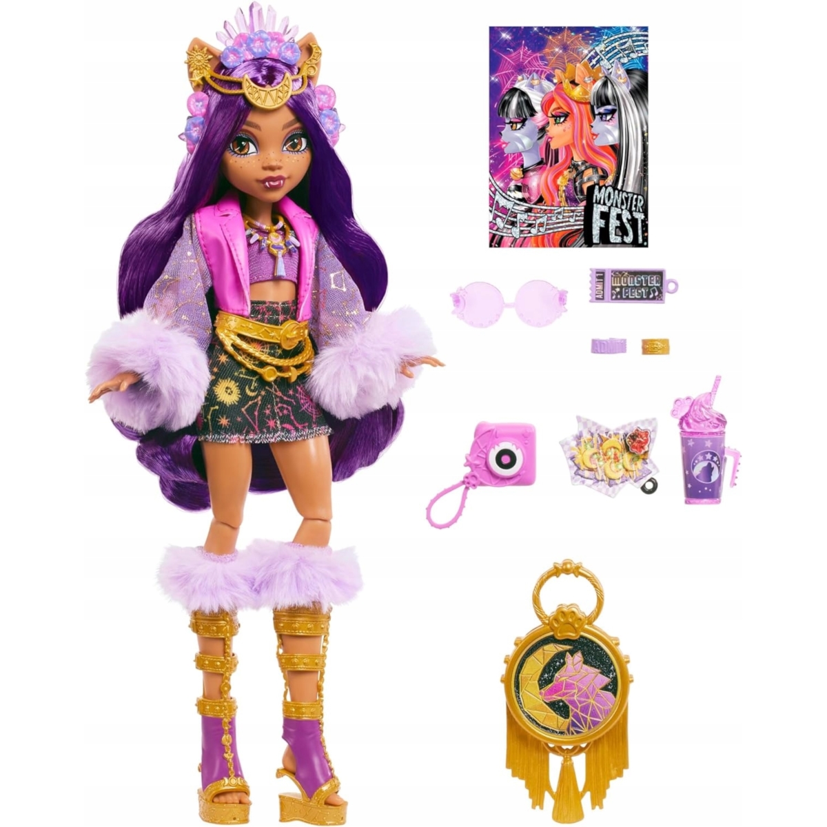 MH Fest Clawdeen lalka modowa HXH80 /4