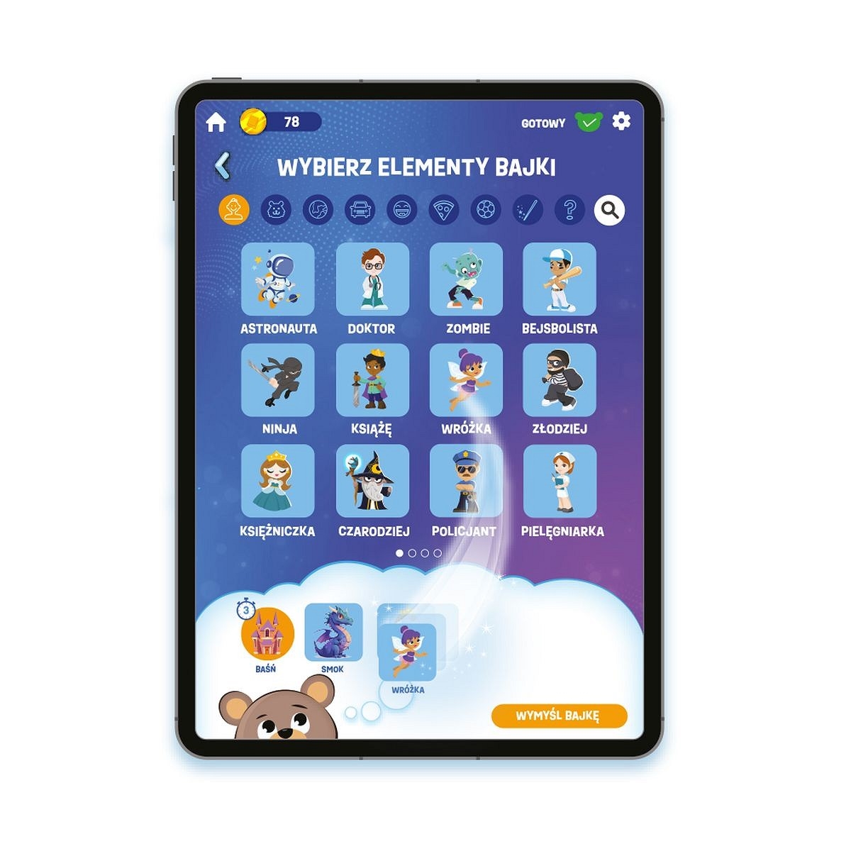 COBI POE AI Miś Baiko tworzący bajki 18723