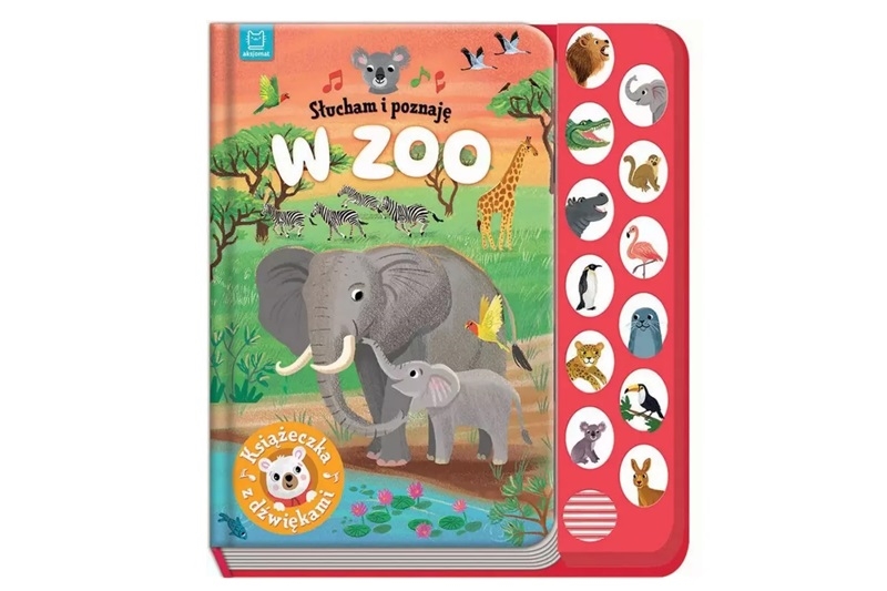 Słucham i poznaję W zoo Książeczka z dźw.. 38788