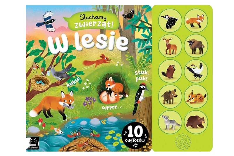 Słuchamy zwierząt! W lesie 10 odgłosów 39495