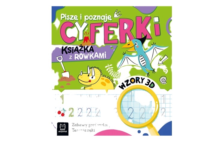 Piszę i poznaję Cyferki Książka z rowkami 40744