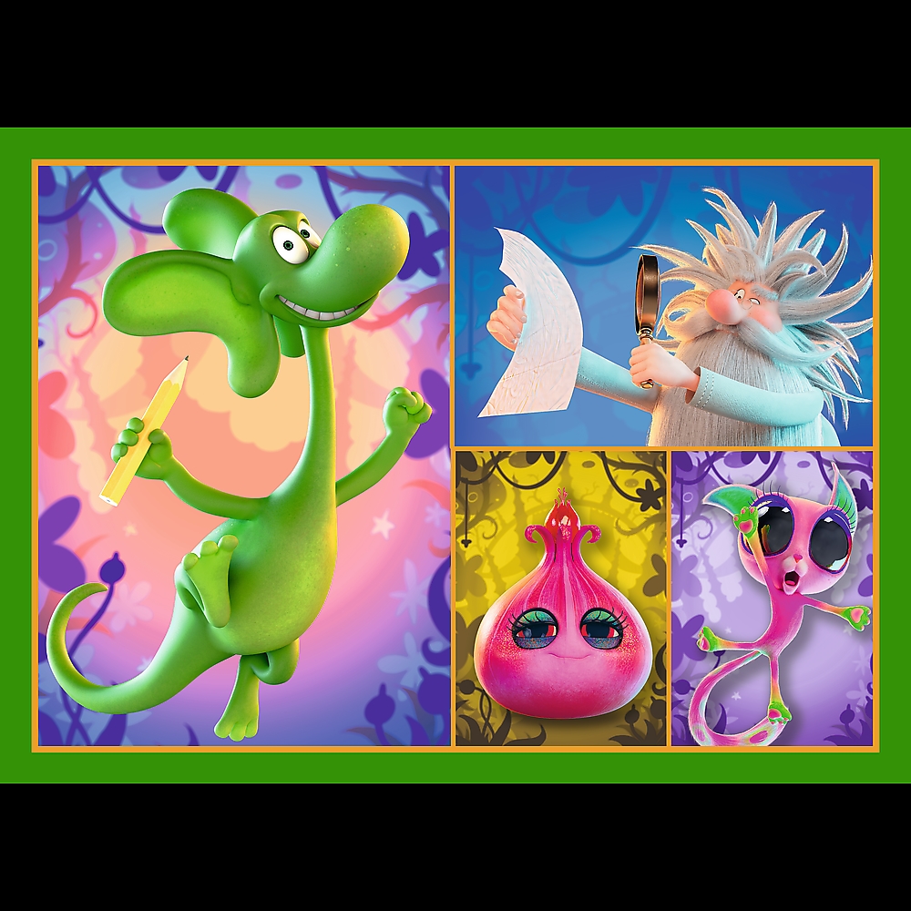 PUZZLE 4w1 Świat Smoka Diplodoka/ Human Film 34663