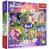 PUZZLE 4w1 Świat Smoka Diplodoka/ Human Film 34663