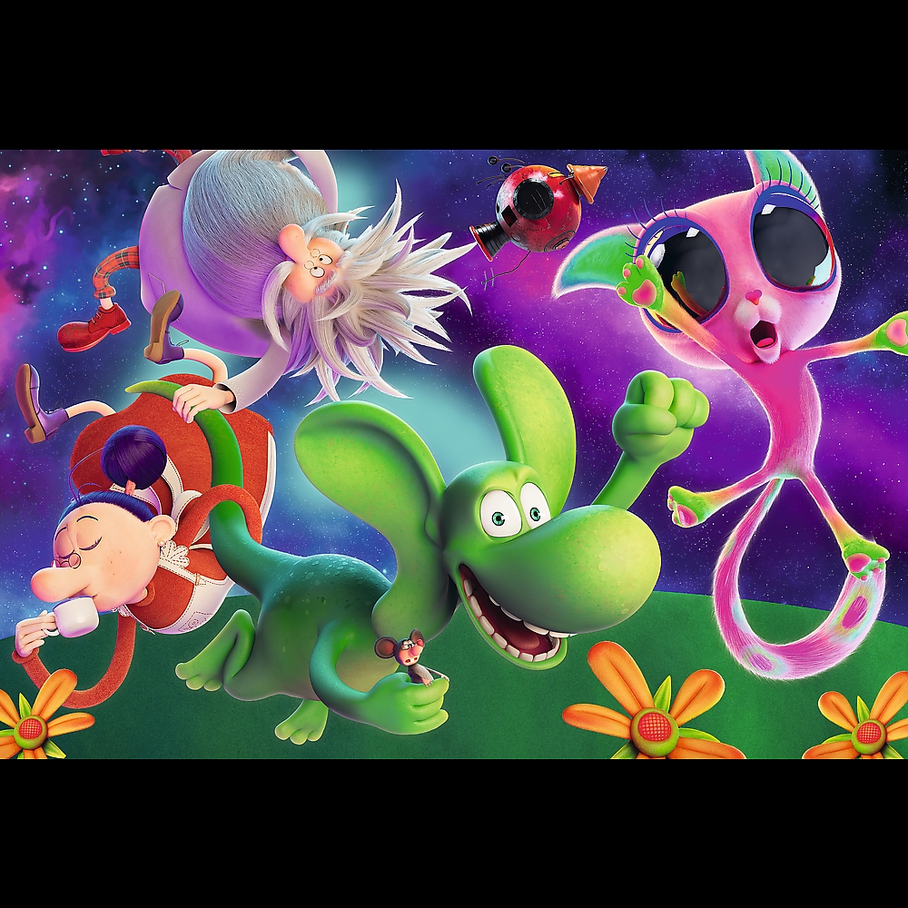 Puzzle - 100 - Smok Diplodok i przyjaciele - Human