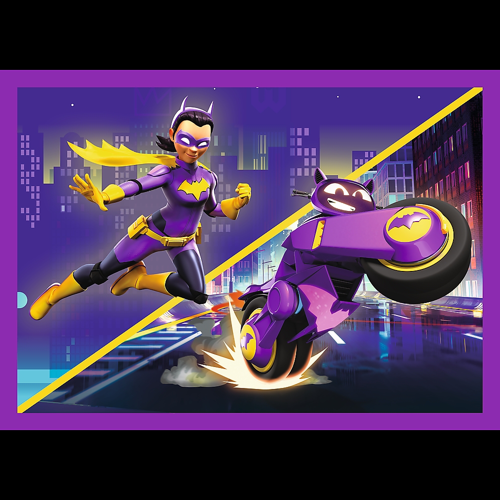 PUZZLE 4w1 Poznaj Batwheels /Warner 34658