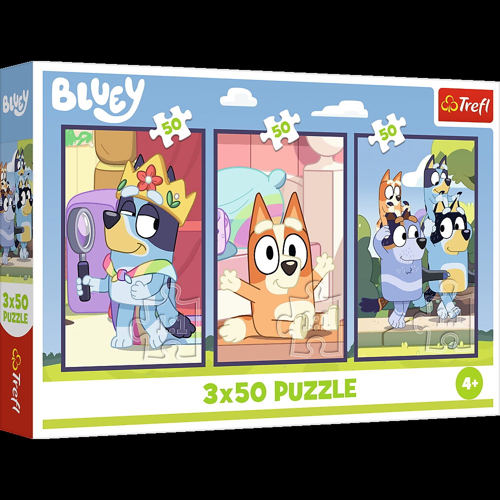 Puzzle - 3x50 - Rodzina Bluey - BBC BlueyFSC Mix 7