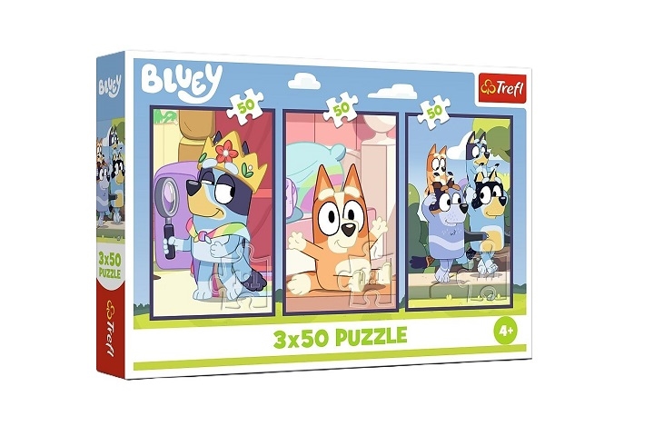 Puzzle - 3x50 - Rodzina Bluey - BBC BlueyFSC Mix 7