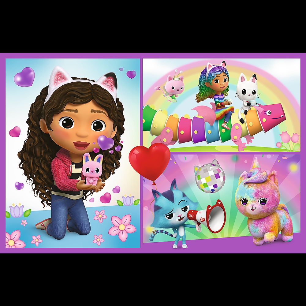 PUZZLE 2x70 Baw się z Gabby 34438