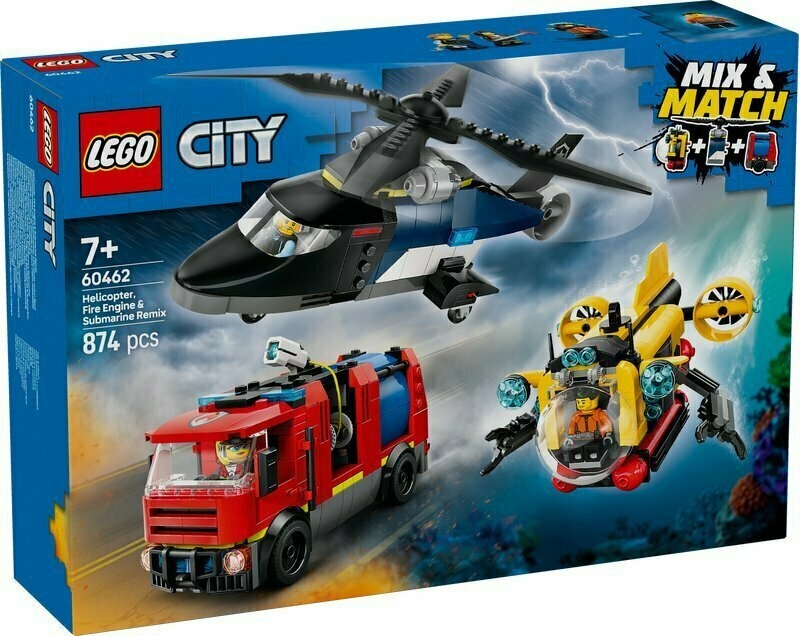 LEGO CITY Zestaw z helikopterem, w 60462